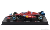 Bburago Ferrari F1 Sf-24 Team Scuderia Ferrari N 55 5th Miami Gp 2024 Carlos Sainz – With Pilot And Showcase 1:43 červená čierna svetlomodrá