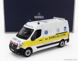 Norev Renault Master Van Samu De Lyon Ambulance 2014 1:43 Bielo-žltá