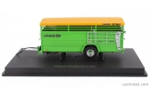 Universal hobbies Joskin Betimax Rds6000 Trailer Livestock Transporter - Carrello Trasporto Animali 1:32 Silver Yellow