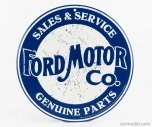 Edicola Príslušenstvo Kovová doska - Ford Motor Co. Predaj a servis 1:1 Modrá biela