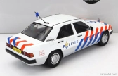Triple9 Mercedes benz 190e (w201) N 67 Police Dutch 1993 1:18 Bílá Modrá Červená