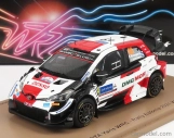 Spark-model Toyota Yaris Wrc Team Toyota Gazoo Racing Wrt N 69 Winner Rally Estonia 2021 K.rovanpera - J.halttunen 1:43 Biela červená čierna