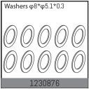 1230876 - 8*5.1*0.3 Washers (10)