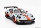 Ixo-models Porsche 911 991 Gt3 R 4.0l Flat-6 Team Gpx Racing N 20 Winner 24h Spa 2019 Richard Lietz - Michael Christensen - Kevin Estre 1:18 Svetlo modrá oranžová čierna