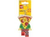 LEGO svietiaca kľúčenka – Ikonická pizza