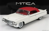 Mitica Cadillac Eldorado Biarritz Convertible Closed 1962 1:18 Bílé Bordeaux