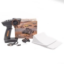 Turbo Racing 1/76 Off-Road RC Car RTR (šedá s oranžovým pruhem)
