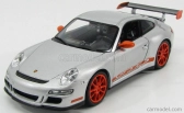 Welly Porsche 911 997 Gt3rs 2010 1:18 Stříbrná Oranžová