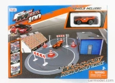 Maisto Accessories Diorama – Set Build Race Track With Car 1:43 oranžovo-sivá