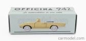 Officina-942 Fiat 1200 Spider Carrozzeria Ghia Cabriolet Otvorený 1958 1:76 Žltá