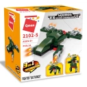 Qman Squros Extreme Changeable 2102-5 Bojové lietadlo Batwings 3v1