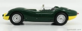 Matrix modely v mierke 1:18 Jaguar Lister 1958 Zeleno-žltá
