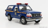 Greenlight Ford usa Bronco Xlt New York State Police Department 1996 1:18 Blue