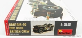 Miniart Jeep Bantam Brc40 British Crew Military 1940 1:35 /