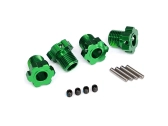 Traxxas náboj kolesa hliníkový zelený 17 mm (4)
