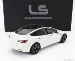 Ls-collectibles Tesla Model 3 2021 1:18 Perleťově Bílá Met