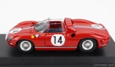 Art-model Ferrari 330p 4.0l V12 Spider Team Maranello Concessionaires N 14 2nd 24h Le Mans 1964 J.bonnier - G.hill 1:43 Red