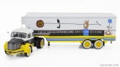 Edicola Berliet Tlr 10m Truck Semi-frigo Interflora Transports 1956 - Bez karty Box 1:43 Biela Hnedá Žltá