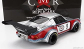 Cmr Porsche 911 930 Carrera Rsr Turbo 2.1l Team Martini & Rossi Racing N 9 2nd 6h Watkins Glen 1974 G.v.lennep - H.muller 1:12 Stříbrná Červená Modrá