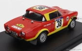 Trofeu Fiat 124 Abarth Rally (nočná verzia) N 38 Rally East African Safari 1974 R.ulyate - I.smith 1:43 Červeno-žltá