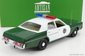 Greenlight Plymouth Fury Hazzard Police 1975 1:18 Zelená Bílá