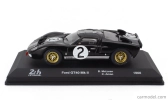 Edicola Ford usa Gt40 Mkii 7.0l V8 Team Shelby American Inc. N 2 Winner 24h Le Mans 1966 Bruce Mclaren - Chris Amon 1:43 Černá Bílá