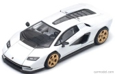 Pop-race-limited Lamborghini Countach Lpi 800-4 2021 1:64 Bílá