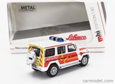 Schuco Mercedes benz G-class Notarzt Police 1995 1:87 Bílá Červená