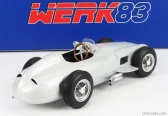 Werk83 Mercedes benz F1  W196 N 0 Plain Body 1954 1:18 Silver