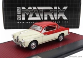 Matrix modely v mierke Alfa romeo 1900 Super Boano Primavera 1955 1:43 Biela červená