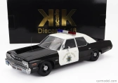 Dodge Monaco California Highway Patrol 1974 1:18 čierna biela