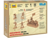 Zvezda figúrky – US Infantry WWII (1:72)