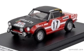 Trofeu Fiat 124 Sport Spider 1600 N 17 Rally Tap 1973 Mario Figueiredo - Carlos Barata 1:43 Černá Červená