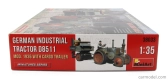 Miniart Lanz Bulldog D8511 Nemecký priemyselný traktor s nákladným prívesom 1936 1:35 /