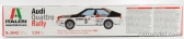 Italeri Audi Quatrro Team Audi Sport N 5 Rally Montecarlo 1981 H.mikkola - A.hertz 1:24 /
