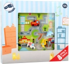 Small Foot Dřevěné posuvné puzzle Město