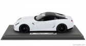 Bbr-models Ferrari 599 Gtb Fiorano 2007 - F1 Gear Box - Cambio F1 - Con Vetrina - With Showcase 1:18 Bianco Opaco - Matná Bílá Černá