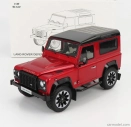 Lcd-model Land rover Defender 90 Works V8 70th Edition 2018 1:18 Red