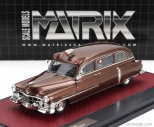 Modely v mierke Matrix Cadillac Superior Ambulance 1951 1:43 Brown Met