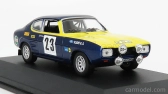 Cmr Ford england Capri 2600 Gt N 23 Rally Olympia Erc 1972 W.rohrl - H. Rothfuß 1:43 Modrá Žlutá