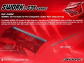 SWORKz PRO uhlíkový FLAP/hrana pro křídlo FORMULA 2.0 RACE, 1 ks.