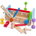 Bigjigs Toys Ponk a skrinka na náradie 2v1 - poškodený obal