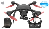 EHANG GHOSTDRONE 2.0 VR, černá (iOS) + batoh