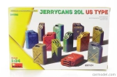 Miniart Accessories Jerrycans 20l Usa Type 1942 1:24 /
