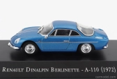Edicola Renault A110 Dinalpin Berlinette 1972 1:43 Blue Met
