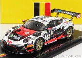 Spark-model Porsche 911 991-2 Gt3 Team Dinamic Motorsport N 56 24h Spa 2020 A.de Leener - M.o.pedersen - A.rizzoli - C.sbirrazzuoli 1:43 Bílá Červená Černá