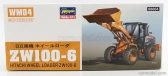 Hasegawa Hitachi fiat Zw100-6 Ruspa Gommata Tractor - Scraper 1:35 /