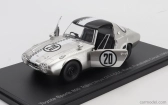 Edicola Toyota 800 Sports Gt-i N 20 Ccc Race Funabashi Circuit 1965 Tojiro Ukiya 1:24 strieborná biela