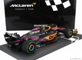 Minichamps Mclaren F1  Mcl36 Team Mclaren N 4 Singapore Gp 2022 Lando Norris 1:18 Oranžová Světle Modrá