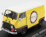 Edicola Renault Estafette Van Borgolon 1969 1:43 žltá hnedá biela